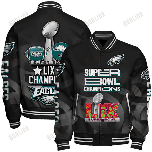 Philadelphia Eagles Super Bowl LIX Champions A Night to Remember Varsity Jacket
