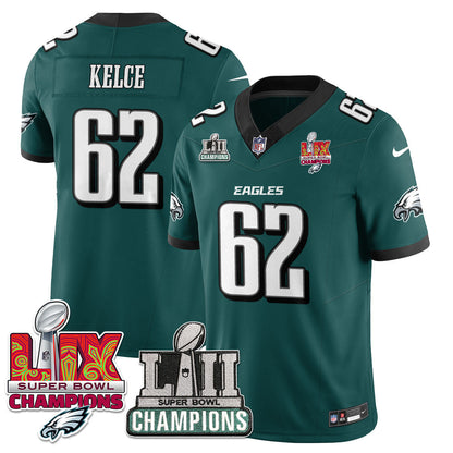 Men's Philadelphia Eagles LII-LIX Super Bowl Champions Vapor Limited Jersey - All Stitched