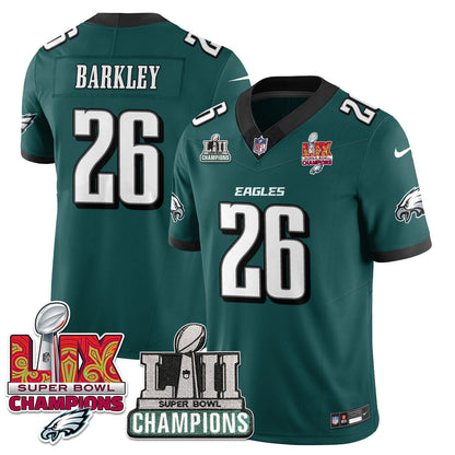 Men's Philadelphia Eagles LII-LIX Super Bowl Champions Vapor Limited Jersey - All Stitched