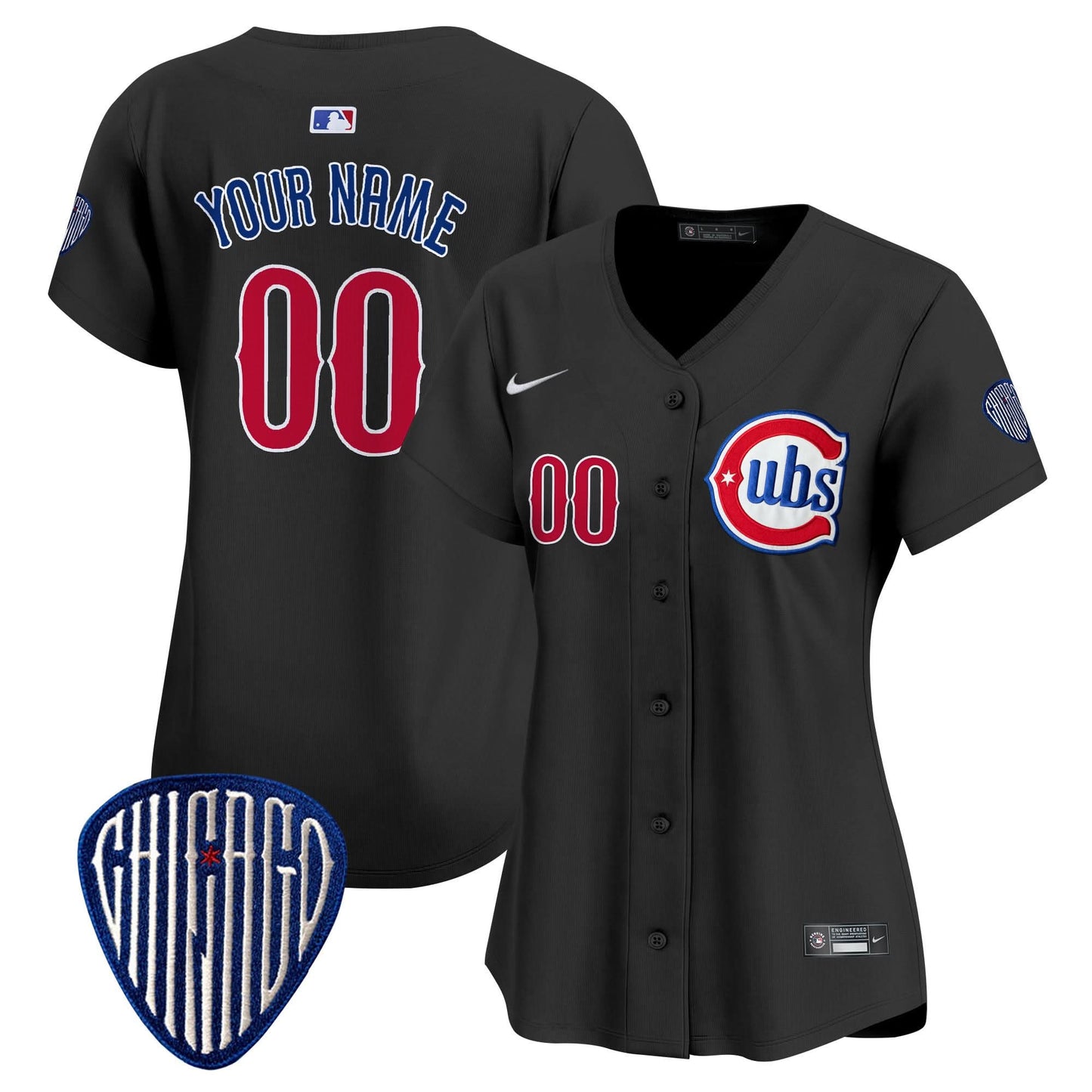 Chicago Cubs Blue Alternate Vapor Premier Limited Custom Jersey - All Stitched