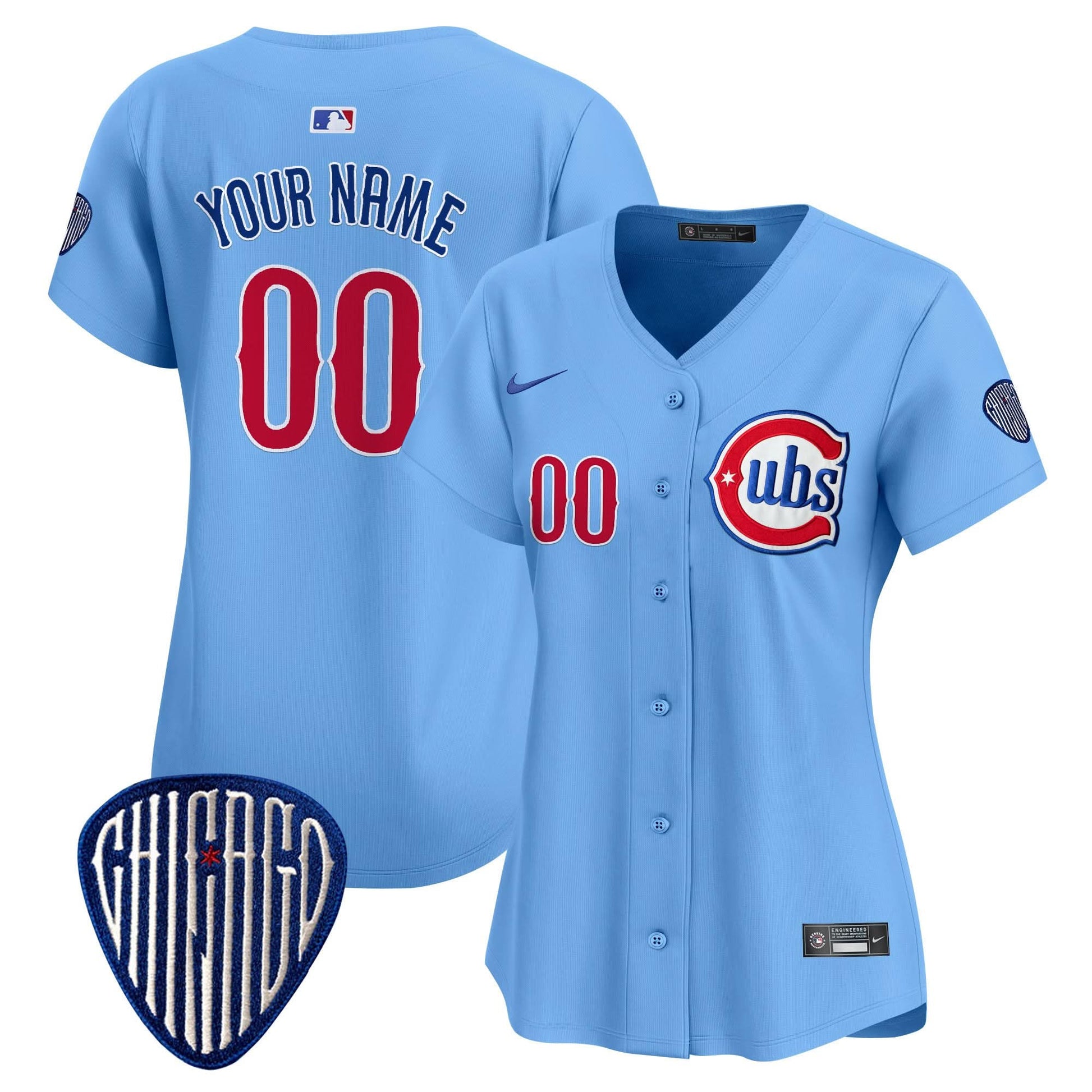 Chicago Cubs Blue Alternate Vapor Premier Limited Custom Jersey - All Stitched