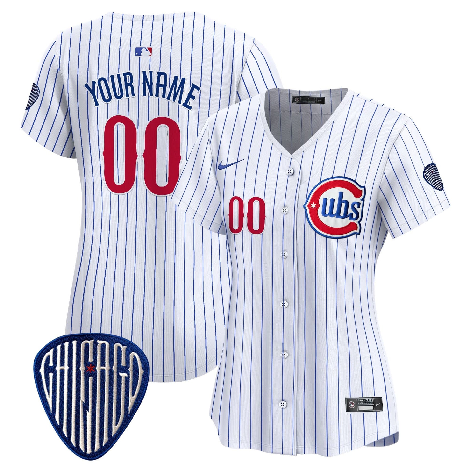 Chicago Cubs Blue Alternate Vapor Premier Limited Custom Jersey - All Stitched