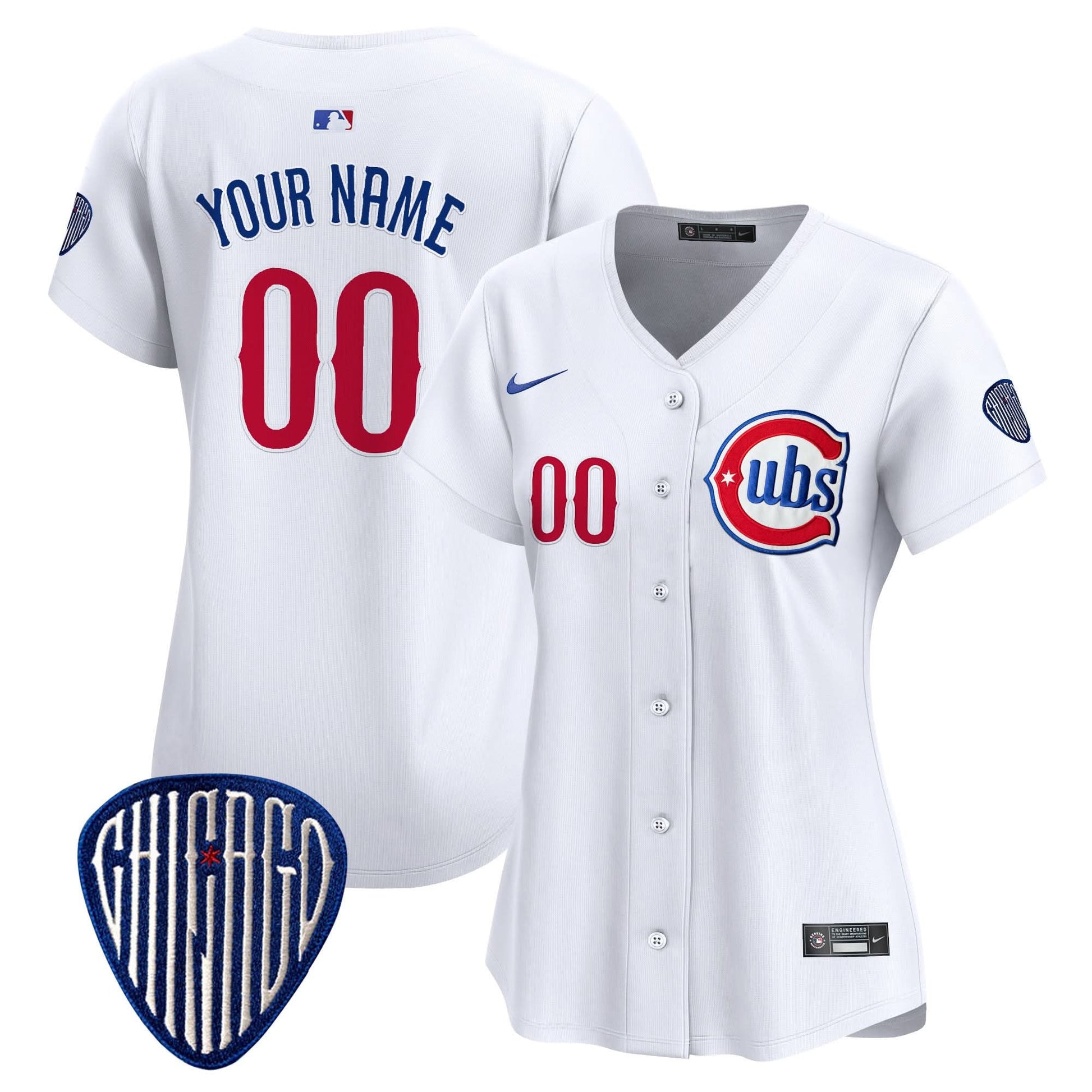 Chicago Cubs Blue Alternate Vapor Premier Limited Custom Jersey - All Stitched