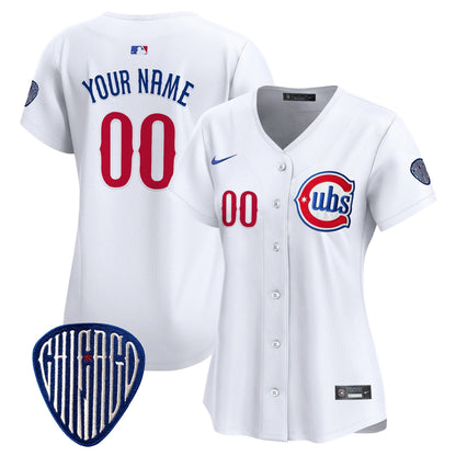 Chicago Cubs Blue Alternate Vapor Premier Limited Custom Jersey - All Stitched