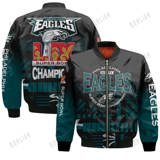 Philadelphia Eagles Super Bowl LIX Champions Dream Come True Bomber Jacket