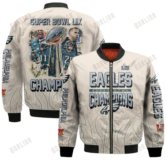 Philadelphia Eagles Super Bowl LIX Champions Unstoppable Force Bomber Jacket