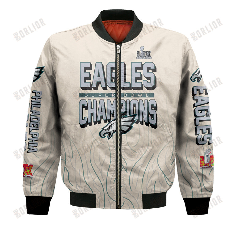 Philadelphia Eagles Super Bowl LIX Champions Unstoppable Force Bomber Jacket