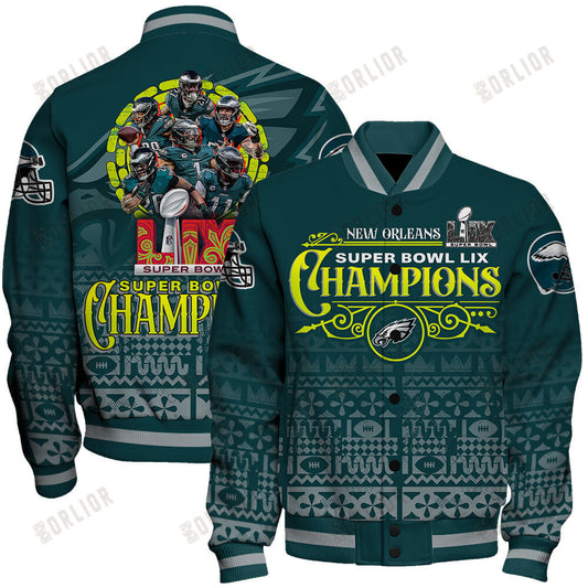 Philadelphia Eagles Super Bowl LIX Champions More Than Just A Game Varsity Jacket