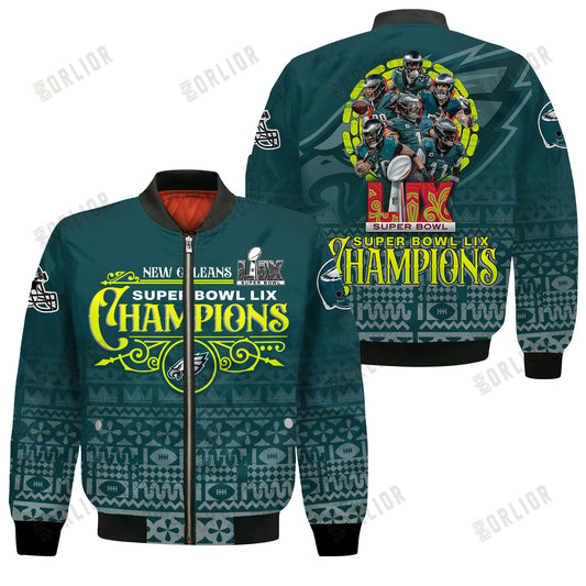 Philadelphia Eagles Super Bowl LIX Champions More Than Just A Game Bomber Jacket