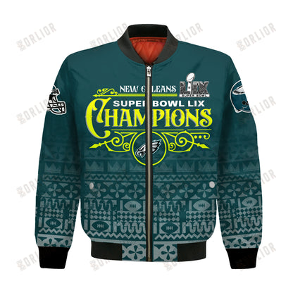 Philadelphia Eagles Super Bowl LIX Champions More Than Just A Game Bomber Jacket