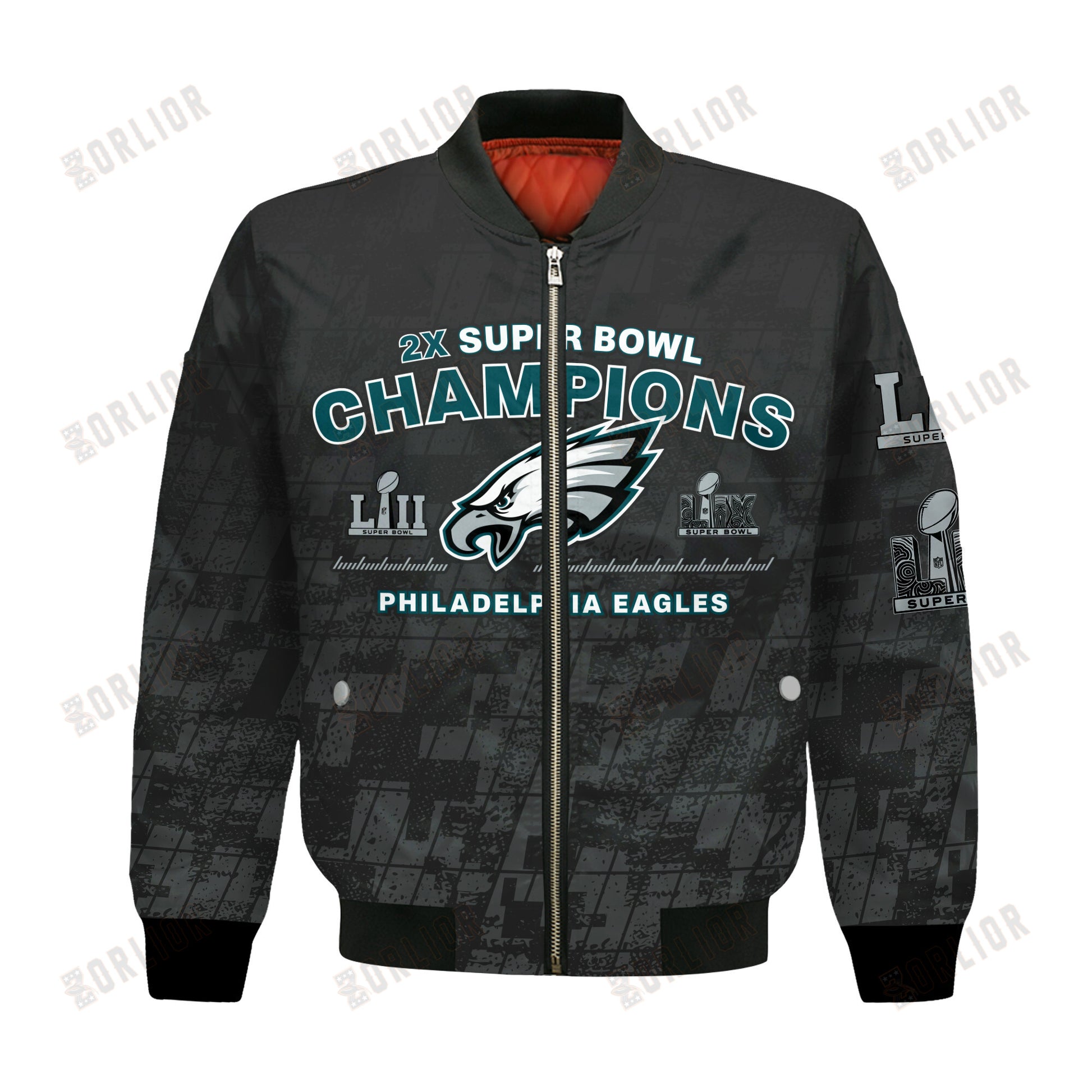Philadelphia Eagles Super Bowl LIX Champions Bird Gang Glory Bomber Jacket