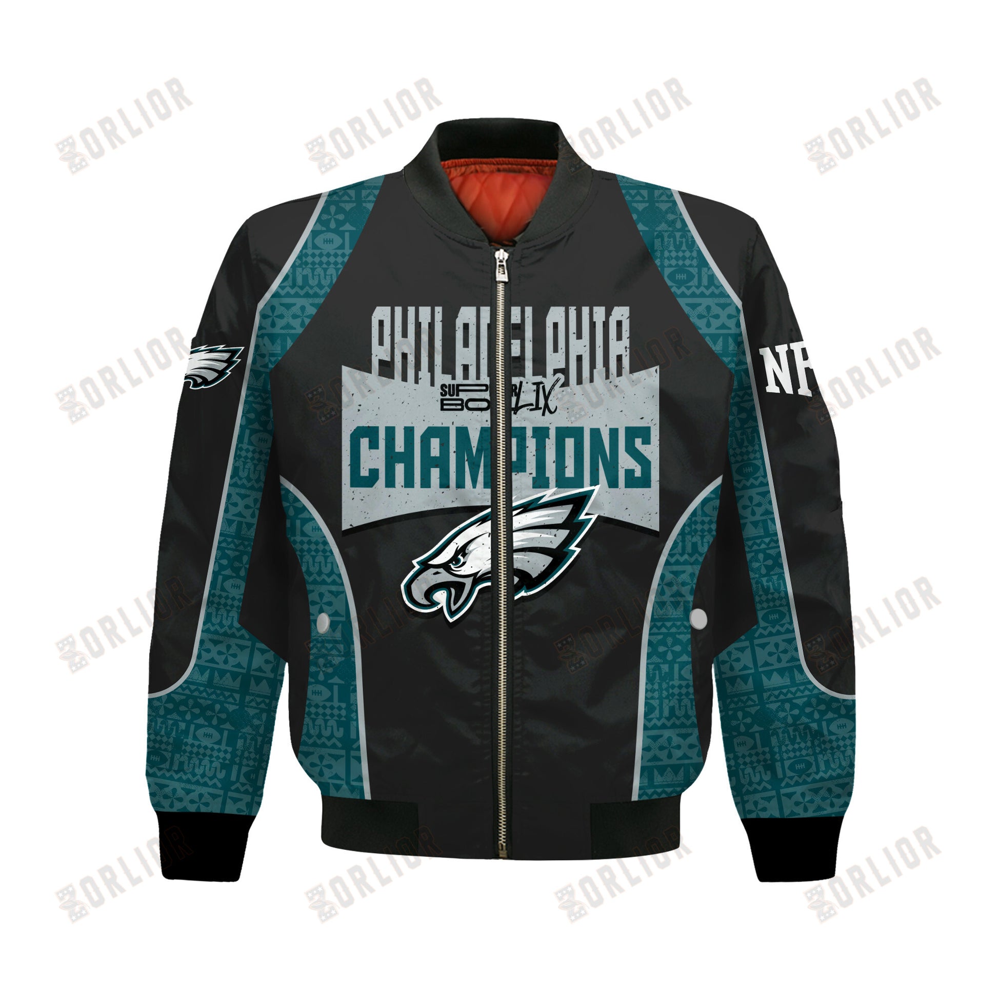 Philadelphia Eagles Super Bowl LIX Champions Keep The Fire Of Victory Bomber Jacket