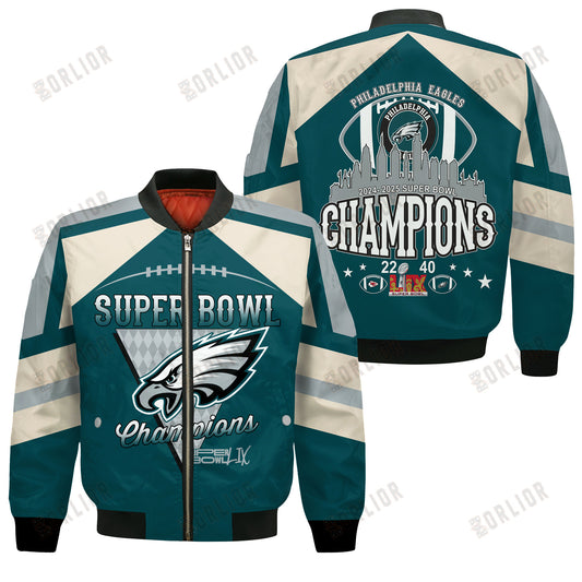 Philadelphia Eagles Super Bowl LIX Champions Philly’s Finest Bomber Jacket