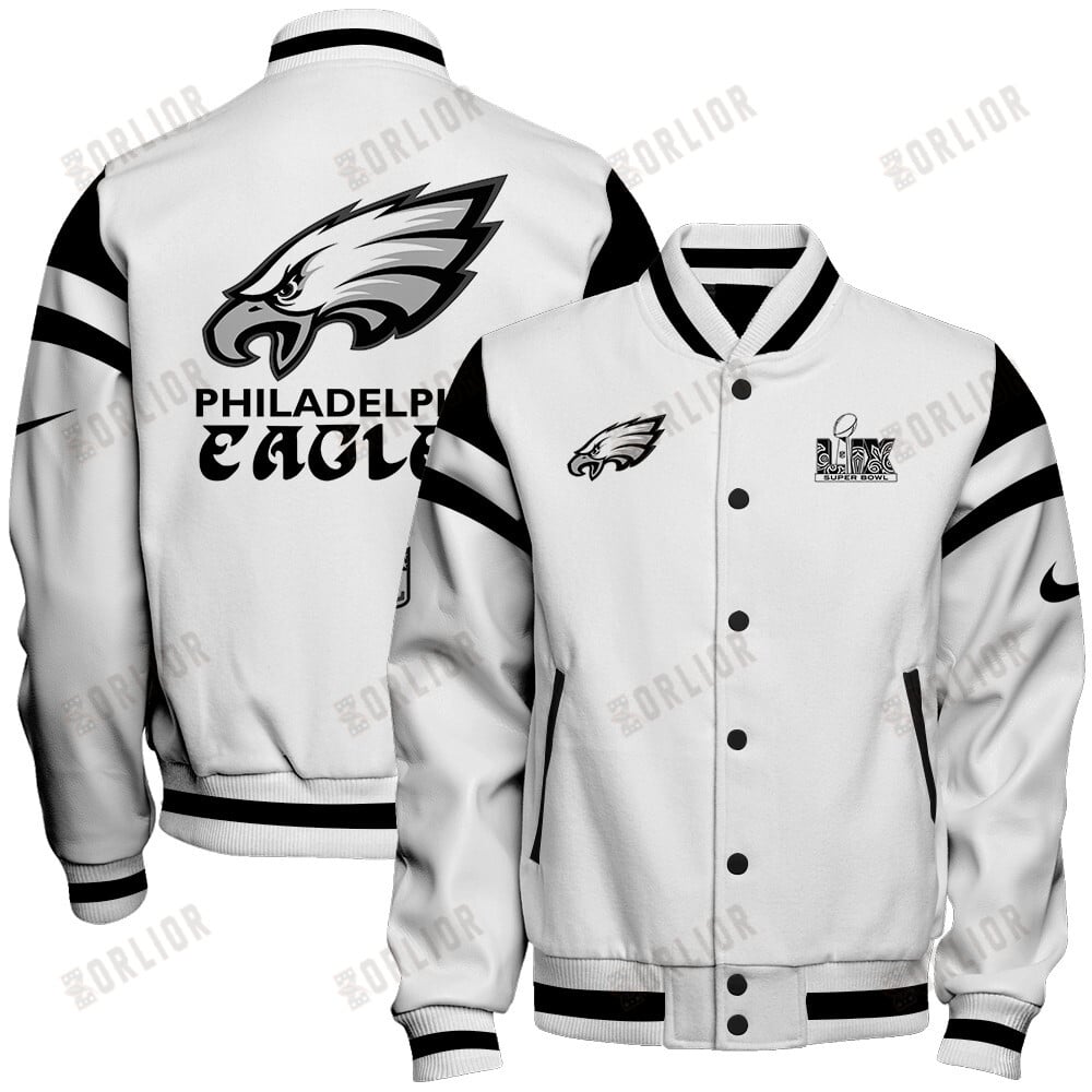 Philadelphia Eagles Super Bowl LIX Champions Victory is Our Nature Varsity Jacket