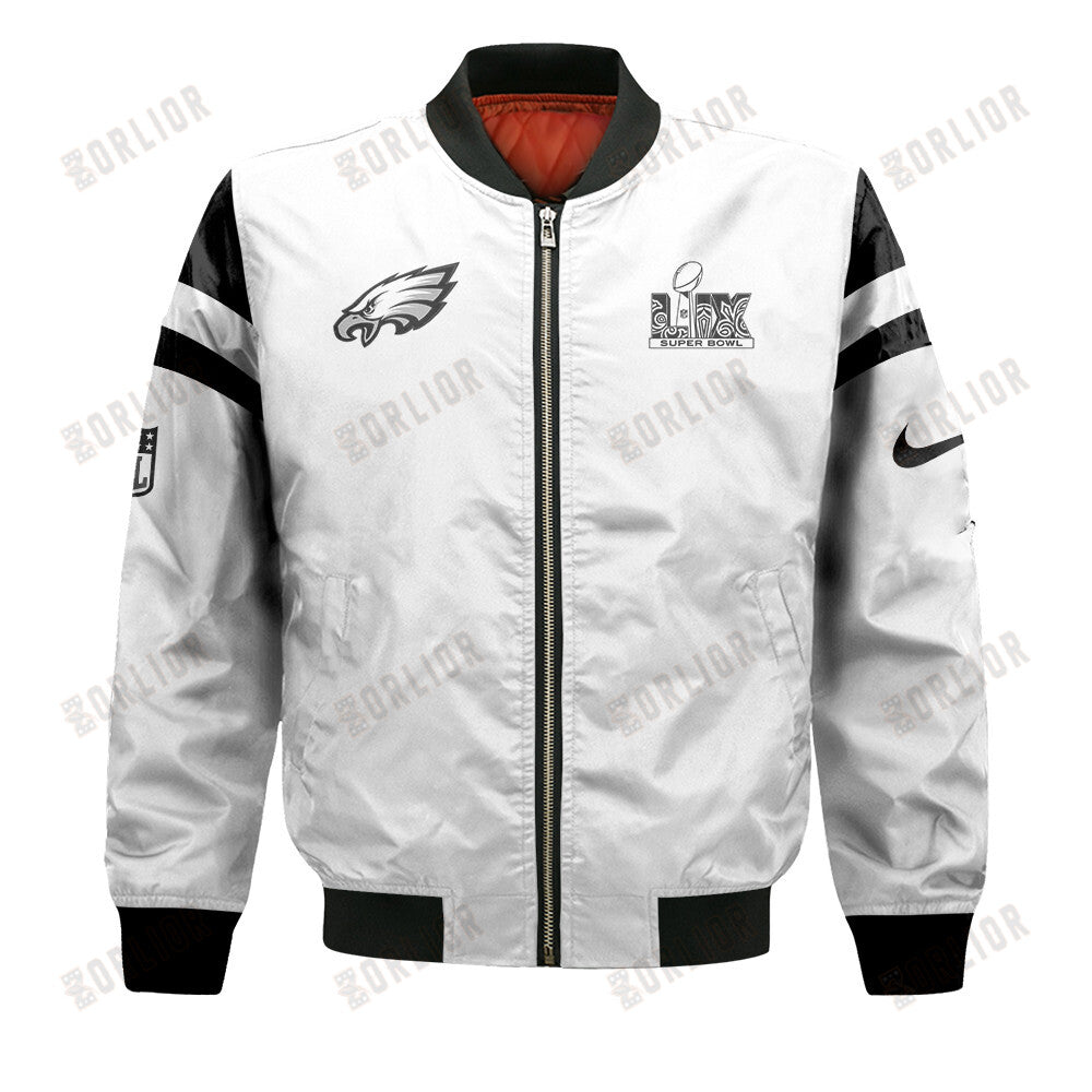 Philadelphia Eagles Super Bowl LIX Champions Victory is Our Nature Bomber Jacket