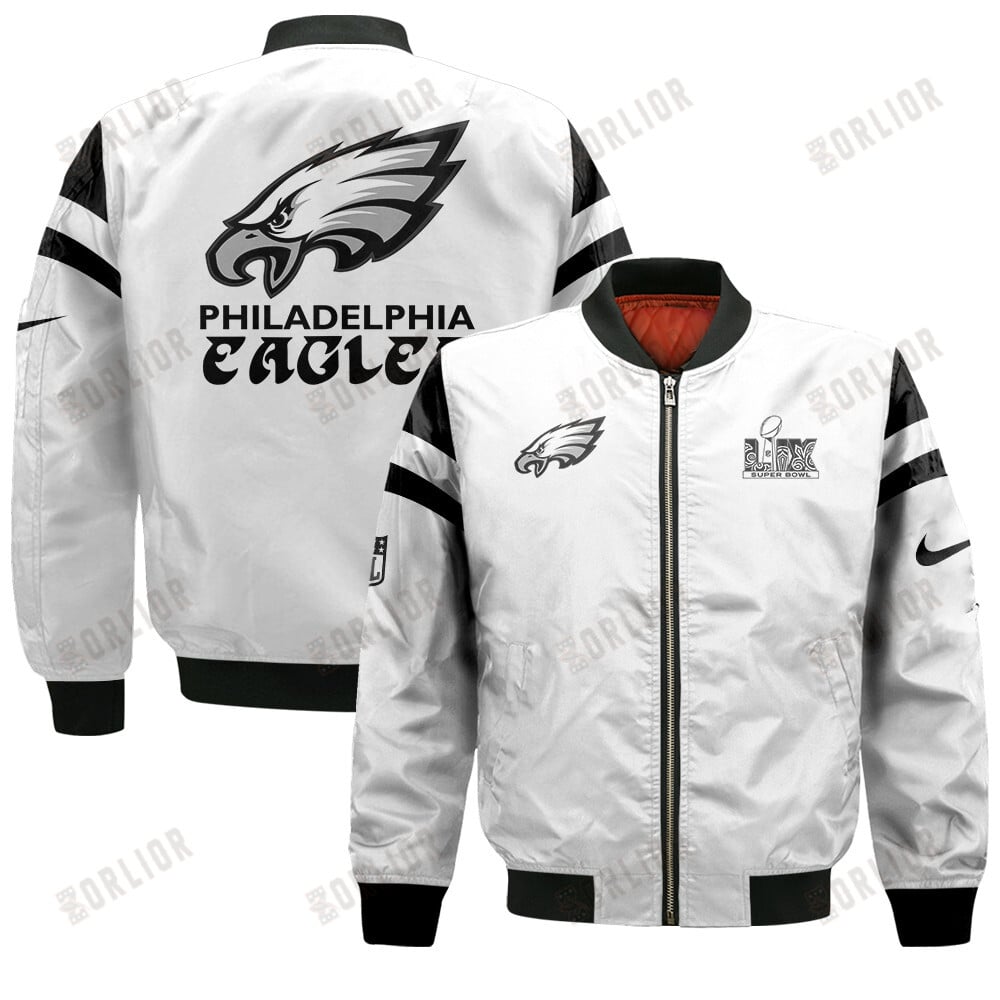 Philadelphia Eagles Super Bowl LIX Champions Victory is Our Nature Bomber Jacket