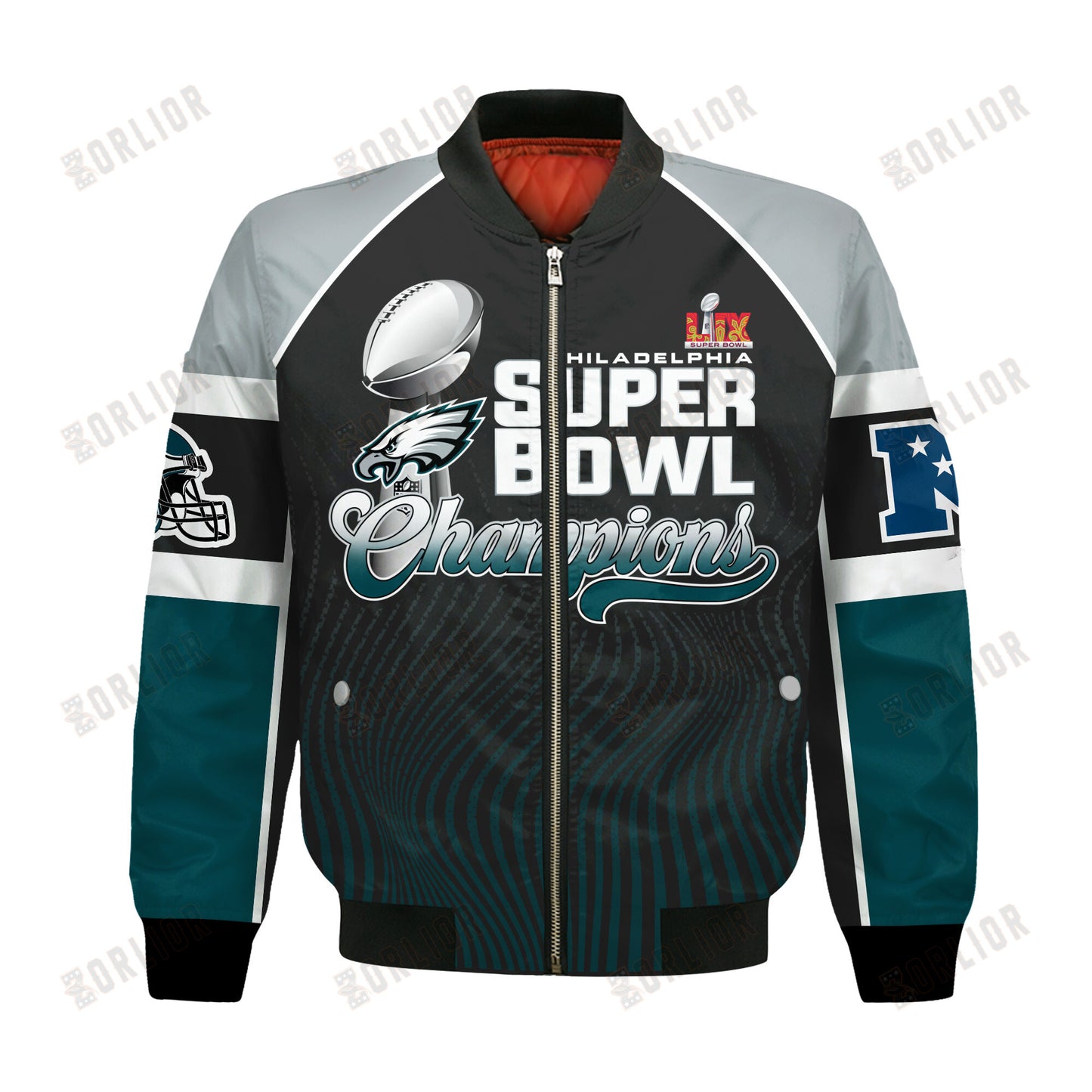 Philadelphia Eagles Super Bowl LIX Champions Eternal Glory Bomber Jacket