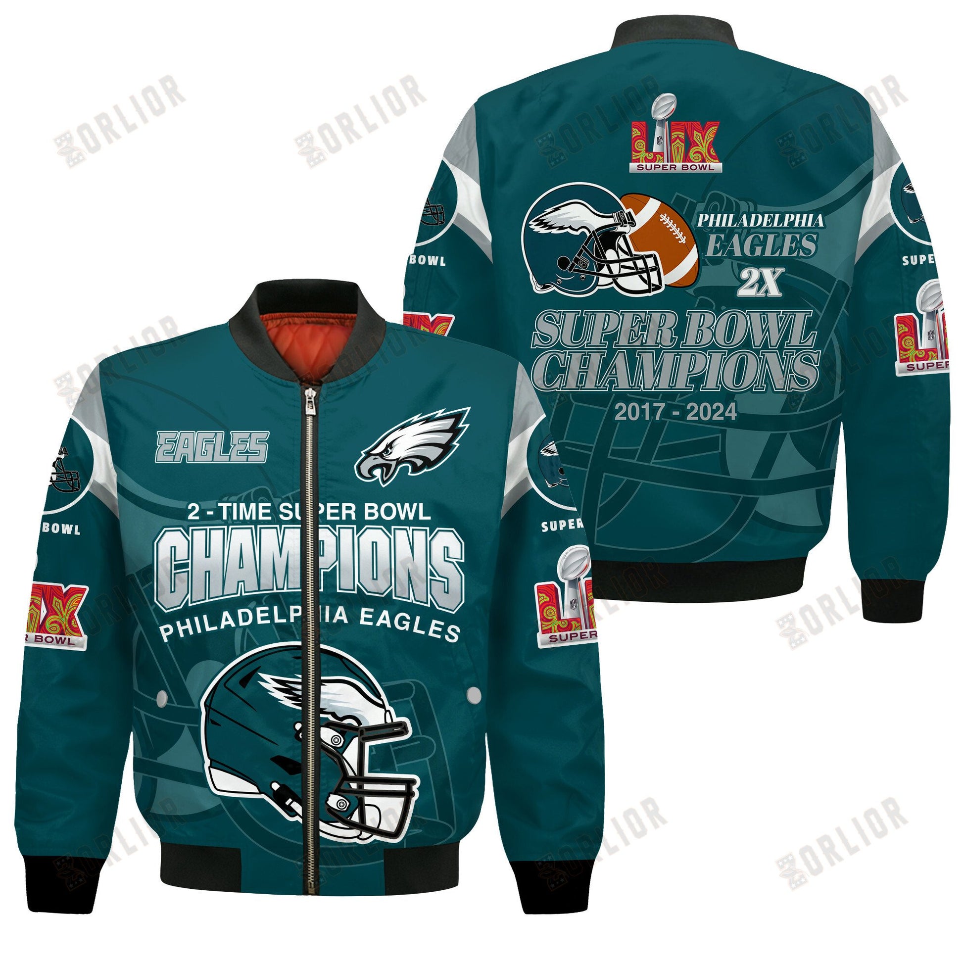 Philadelphia Eagles Super Bowl LIX 2025 Make History Bomber Jacket
