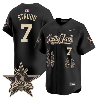 Houston Astros Cactus Jack 2025 Vapor Premier Limited Jersey - All Stitched