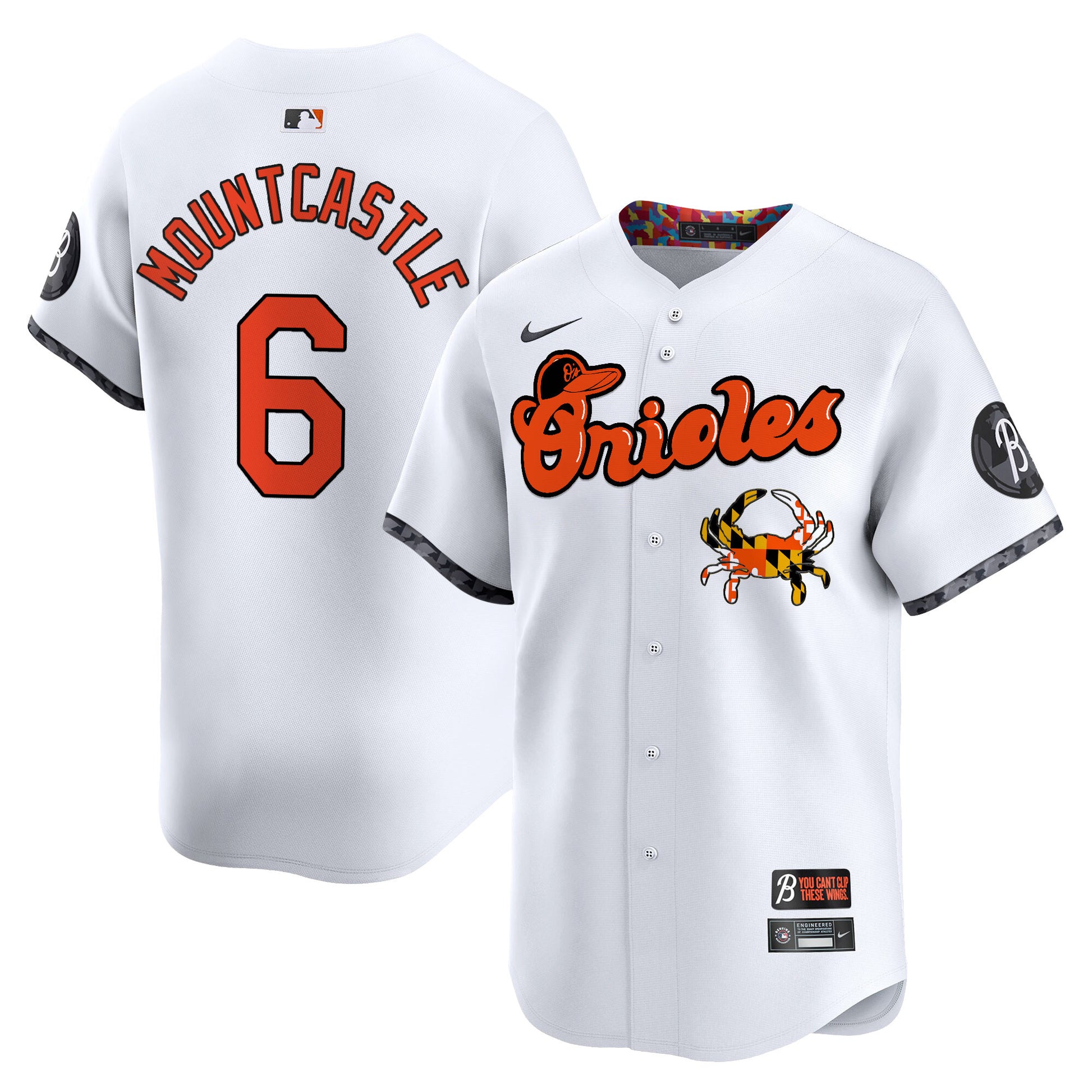 Baltimore Orioles Maryland Blue Crab Vapor Premier Limited Jersey - All Stitched