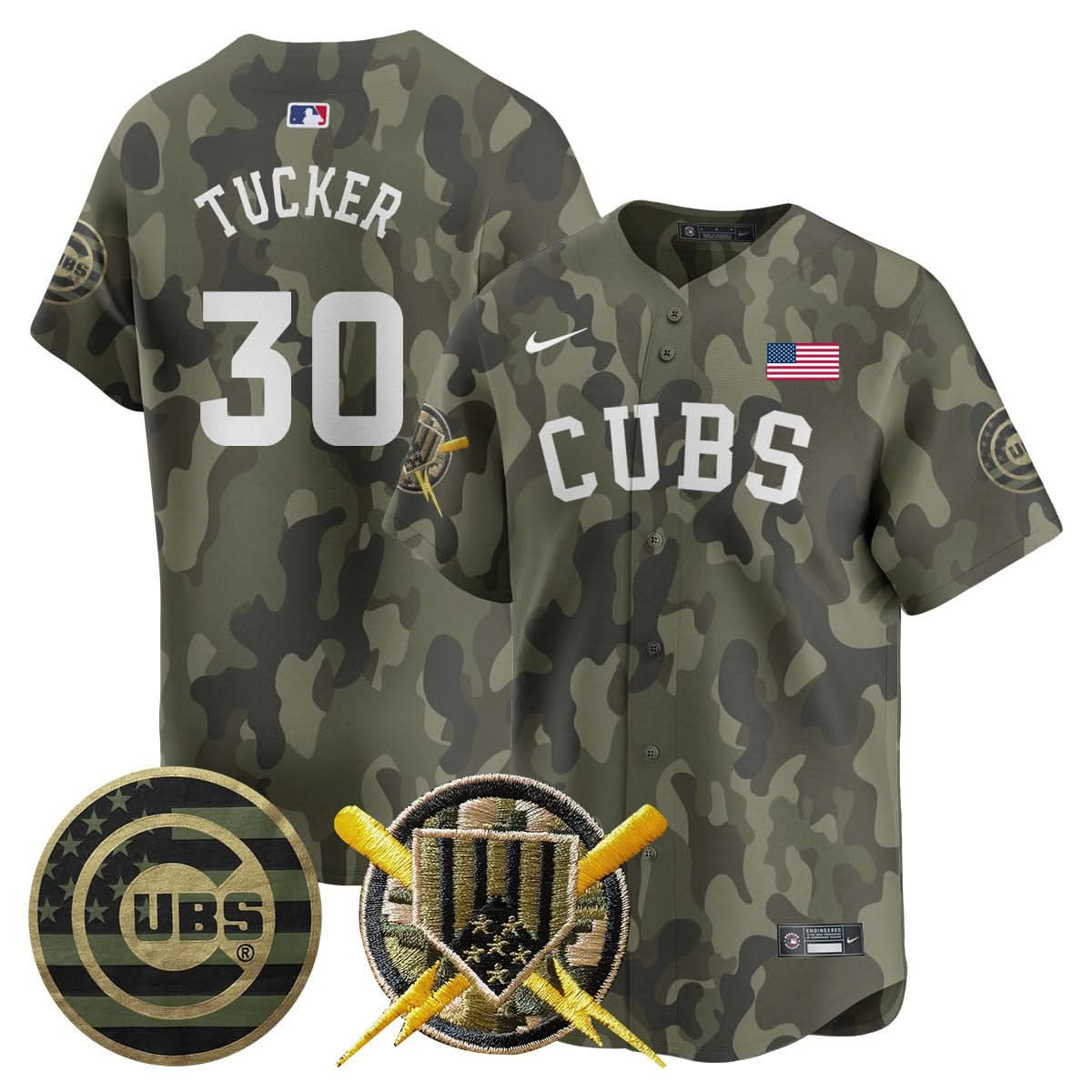 Chicago Cubs 2025 Armed Forces Jersey - All Stitched