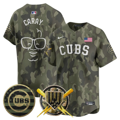 Men's Chicago Cubs 2025 Armed Forces Jersey - All Stitched