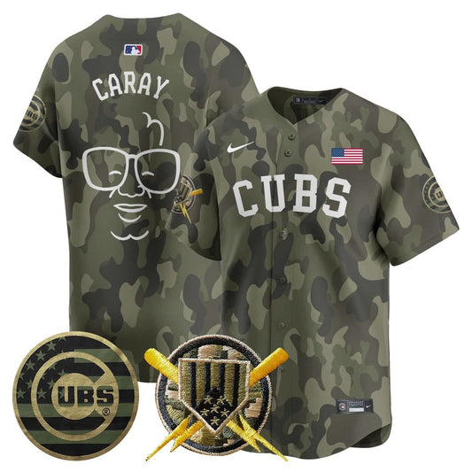 Men's Chicago Cubs 2025 Armed Forces Jersey - All Stitched