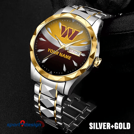 Washington Commanders - American Football Men Luxury Hand Watch Custom Any Name Gifts For Fan-Limitted Edition