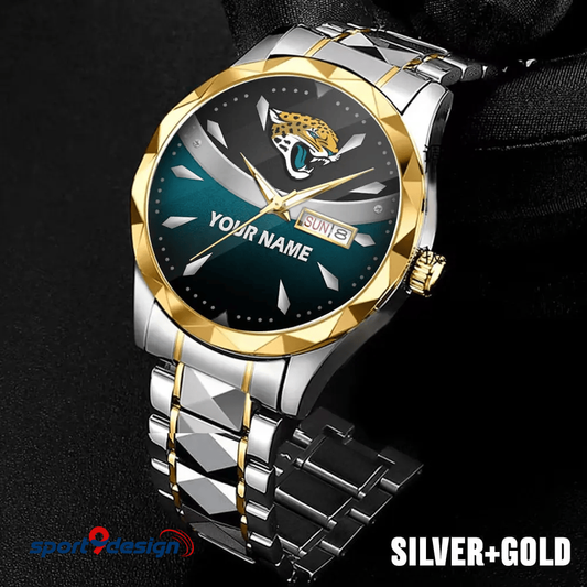 Jacksonville Jaguars - American Football Men Luxury Hand Watch Custom Any Name Gifts For Fan-Limitted Edition