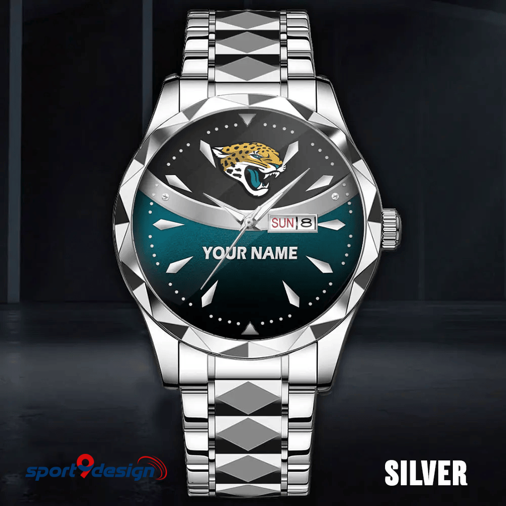 Jacksonville Jaguars - American Football Men Luxury Hand Watch Custom Any Name Gifts For Fan-Limitted Edition