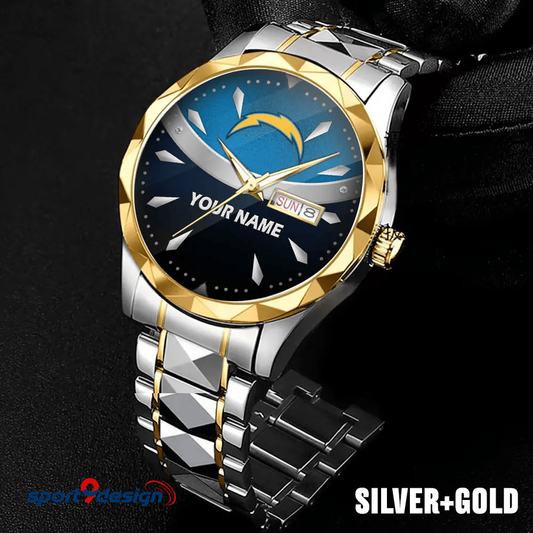 Los Angeles Chargers - American Football Men Luxury Hand Watch Custom Any Name Gifts For Fan-Limitted Edition