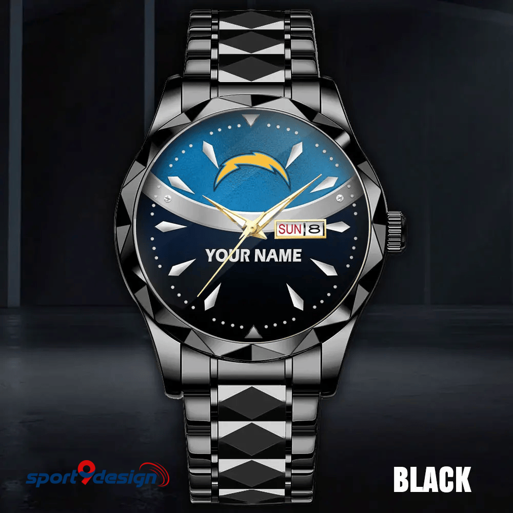 Los Angeles Chargers - American Football Men Luxury Hand Watch Custom Any Name Gifts For Fan-Limitted Edition