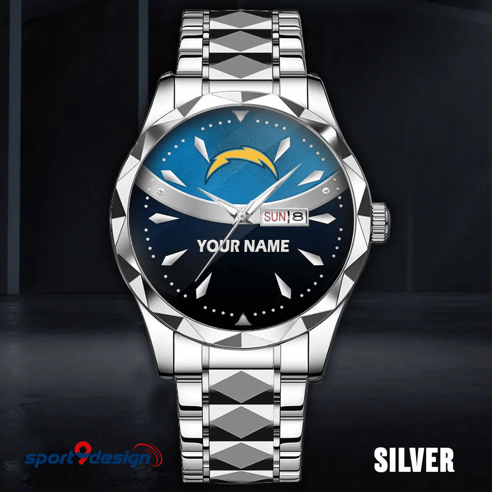 Los Angeles Chargers - American Football Men Luxury Hand Watch Custom Any Name Gifts For Fan-Limitted Edition