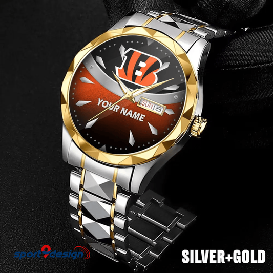 Cincinnati Bengals - American Football Men Luxury Hand Watch Custom Any Name Gifts For Fan-Limitted Edition