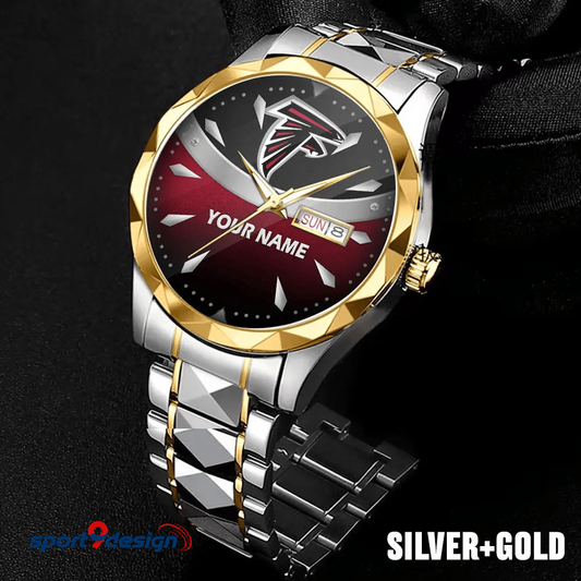 Atlanta Falcons - American Football Men Luxury Hand Watch Custom Any Name Gifts For Fan-Limitted Edition