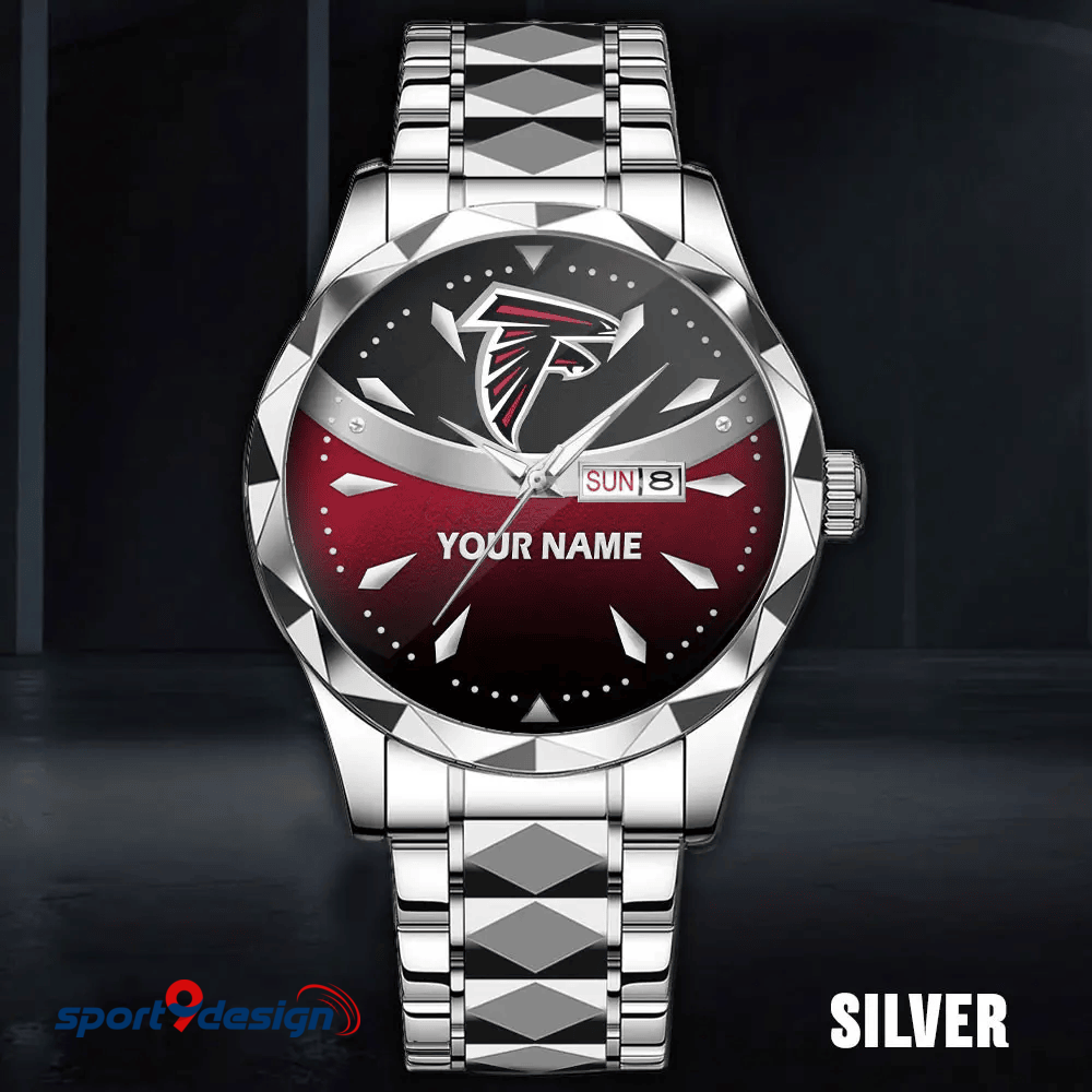 Atlanta Falcons - American Football Men Luxury Hand Watch Custom Any Name Gifts For Fan-Limitted Edition