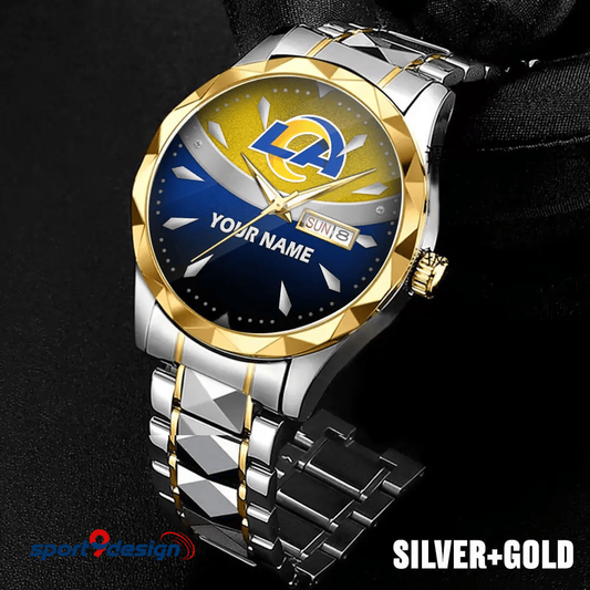 Los Angeles Rams - American Football Men Luxury Hand Watch Custom Any Name Gifts For Fan-Limitted Edition