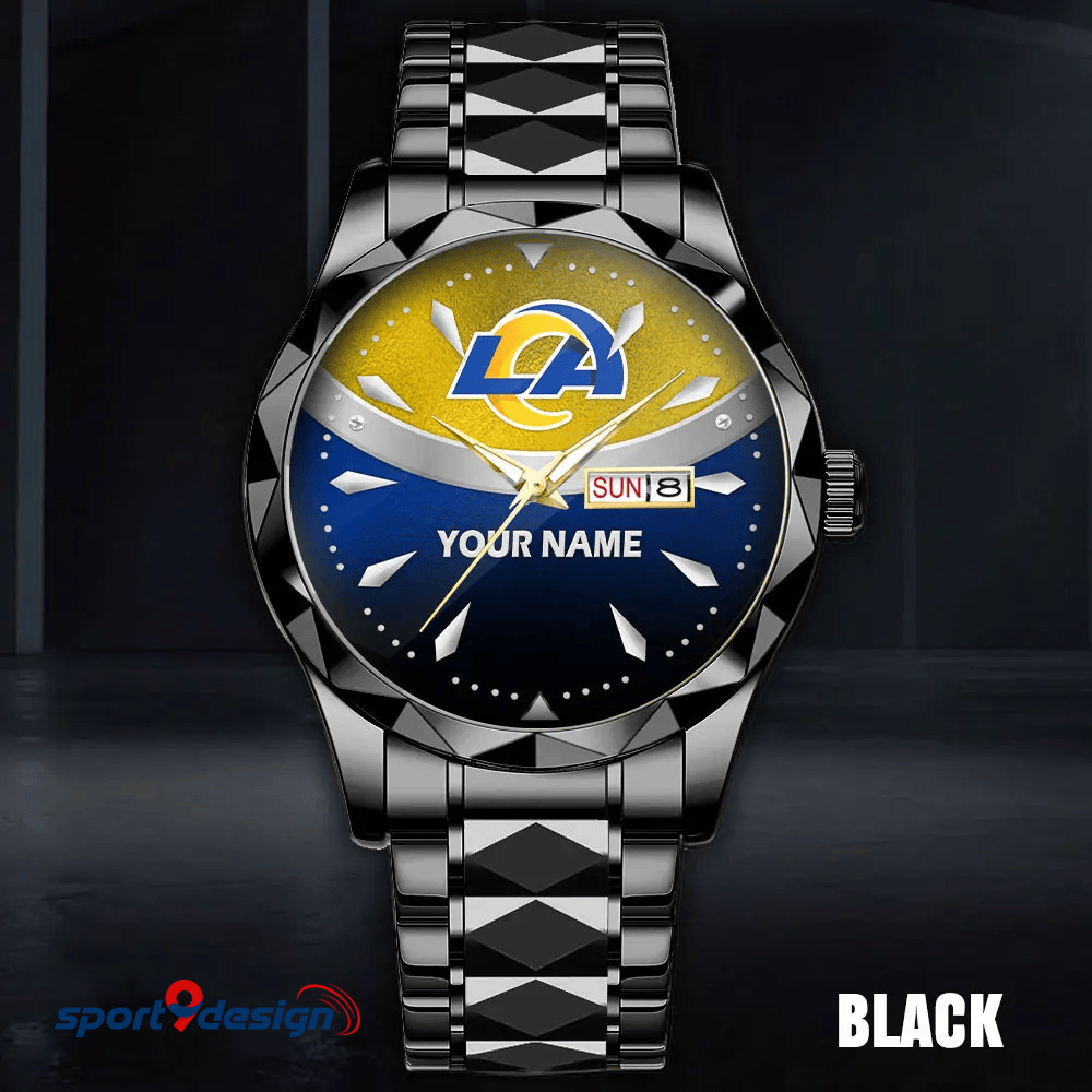 Los Angeles Rams - American Football Men Luxury Hand Watch Custom Any Name Gifts For Fan-Limitted Edition