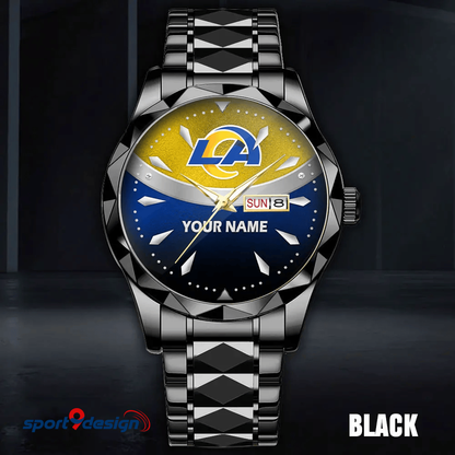 Los Angeles Rams - American Football Men Luxury Hand Watch Custom Any Name Gifts For Fan-Limitted Edition
