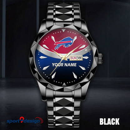 Buffalo Bills - American Football Men Luxury Hand Watch Custom Any Name Gifts For Fan-Limitted Edition