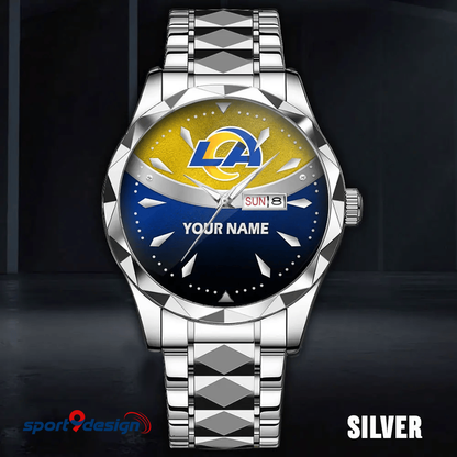 Los Angeles Rams - American Football Men Luxury Hand Watch Custom Any Name Gifts For Fan-Limitted Edition