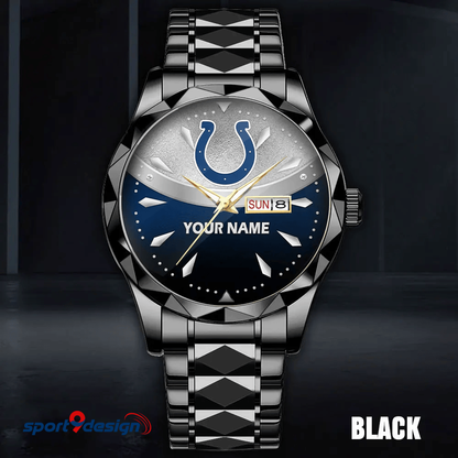 Indianapolis Colts - American Football Men Luxury Hand Watch Custom Any Name Gifts For Fan-Limitted Edition