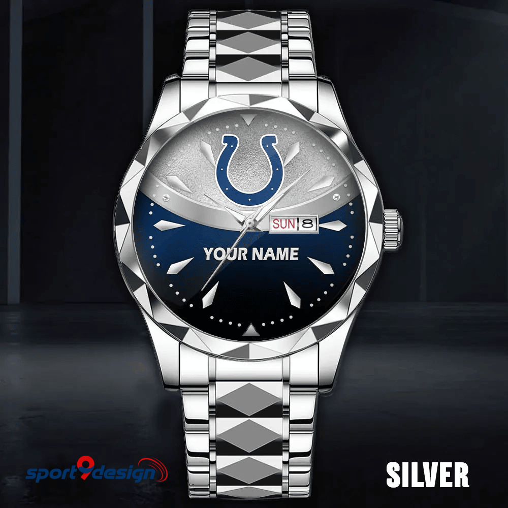 Indianapolis Colts - American Football Men Luxury Hand Watch Custom Any Name Gifts For Fan-Limitted Edition