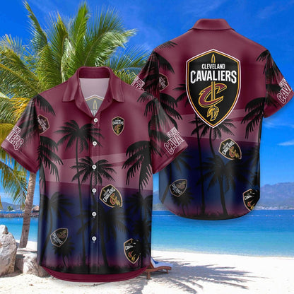 Cleveland Cavaliers Hawaiian Shirt Coconut Tree