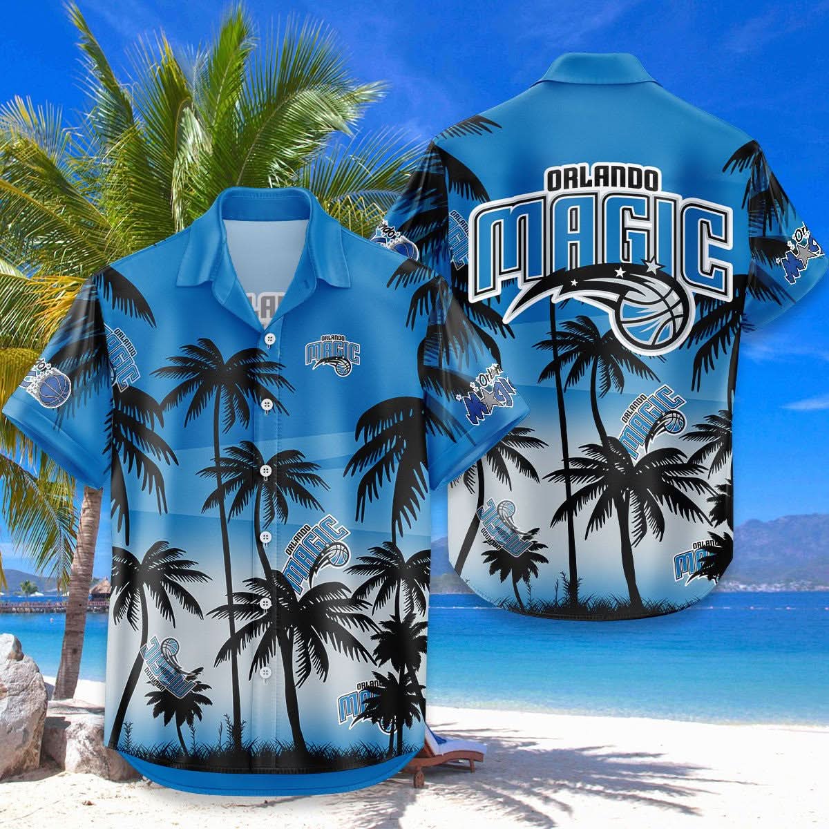 Orlando Magic Hawaiian Shirt Coconut Tree