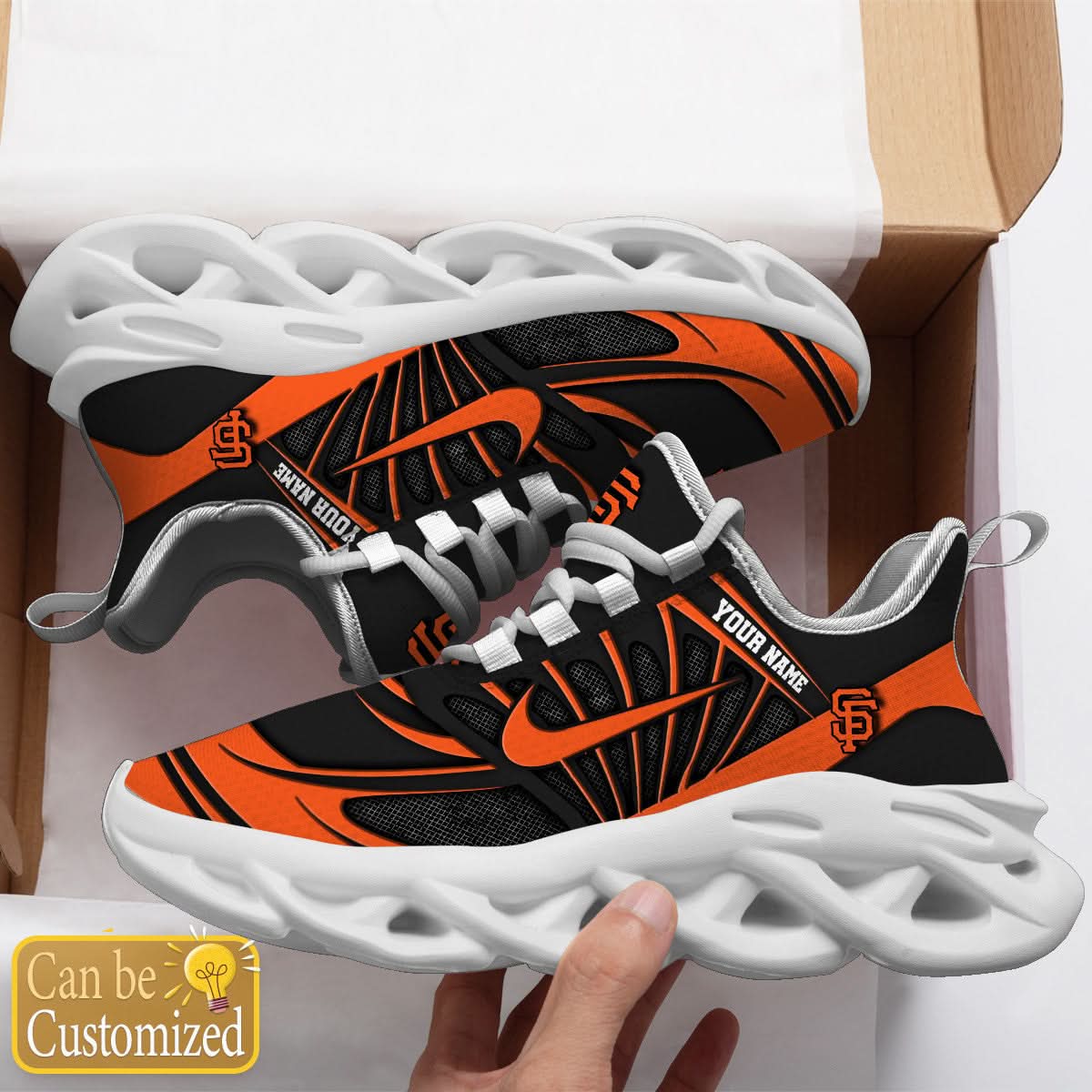 San Francisco Giants Max Soul Sneakers Personalized