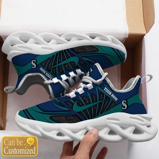 Seattle Mariners Max Soul Sneakers Personalized
