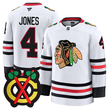 Men's Chicago Blackhawks Winter Classic Patch Premium Jersey - All Stitched