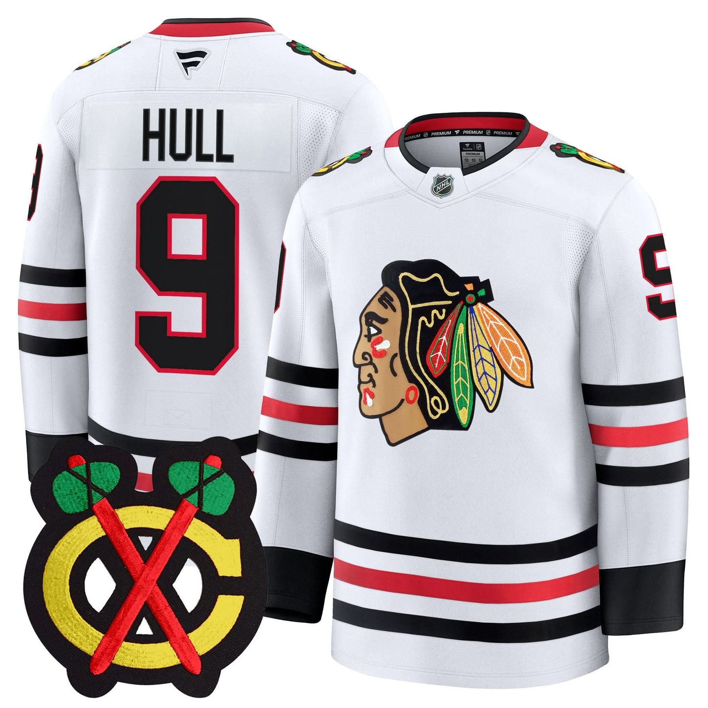 Men's Chicago Blackhawks Winter Classic Patch Premium Jersey - All Stitched