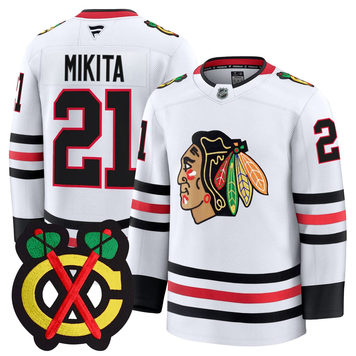 Men's Chicago Blackhawks Winter Classic Patch Premium Jersey - All Stitched